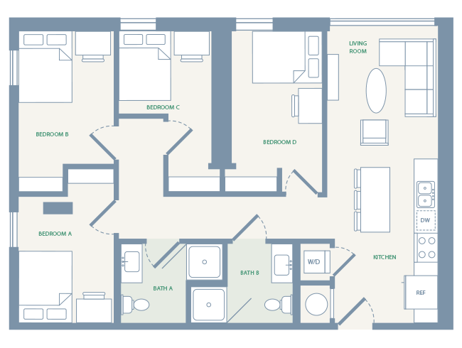 Floor Plans | The Rive Eugene