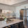 A kitchen with stainless-steel appliances